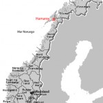 Ubicación al norte de Noruega