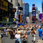 times square goes car free