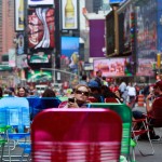 times square goes car free