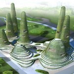 Self-Sustainable City City of Green Rings South Korea